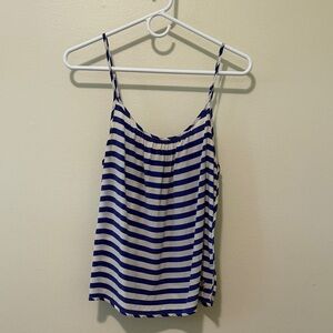 Juicy Couture Navy and White Striped Camisole